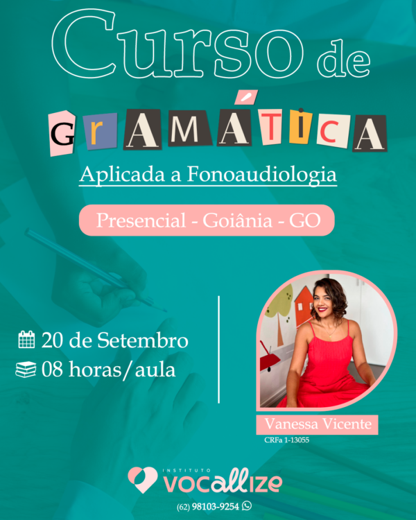 Curso de Gramática Aplicada a Fonoaudiologia